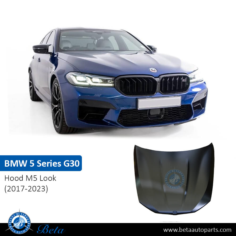 BMW 5 Series G30 (2017-2023), Hood M5 Look (Aluminum), Taiwan, 41007440427 BMW 5 Series G30 (2017-2023), Hood M5 Look (Aluminum), Taiwan, 41007440427